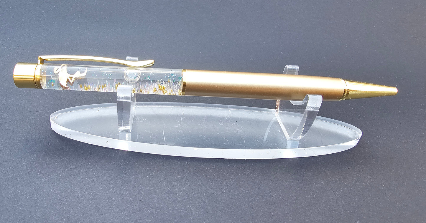 Gold Flamingo Fidget Pen