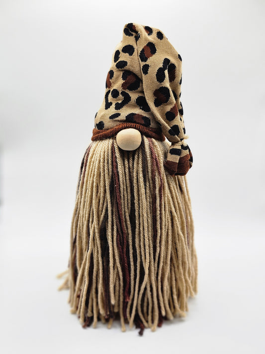 Large Leopard/Beige Gnome