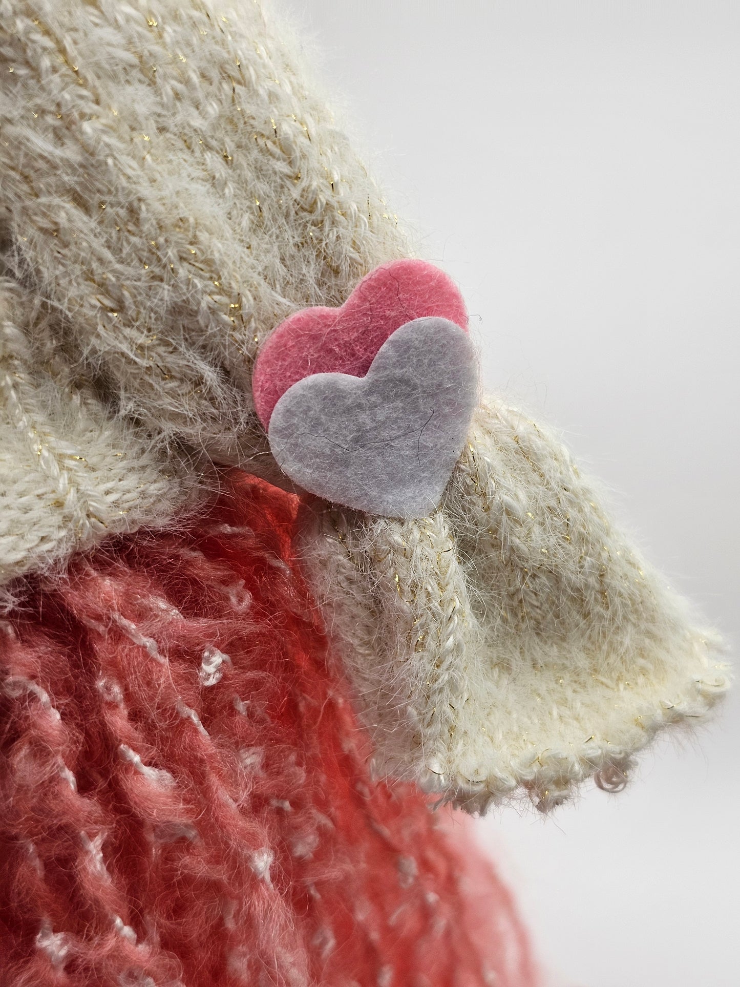 Medium Pink Heart Gnome