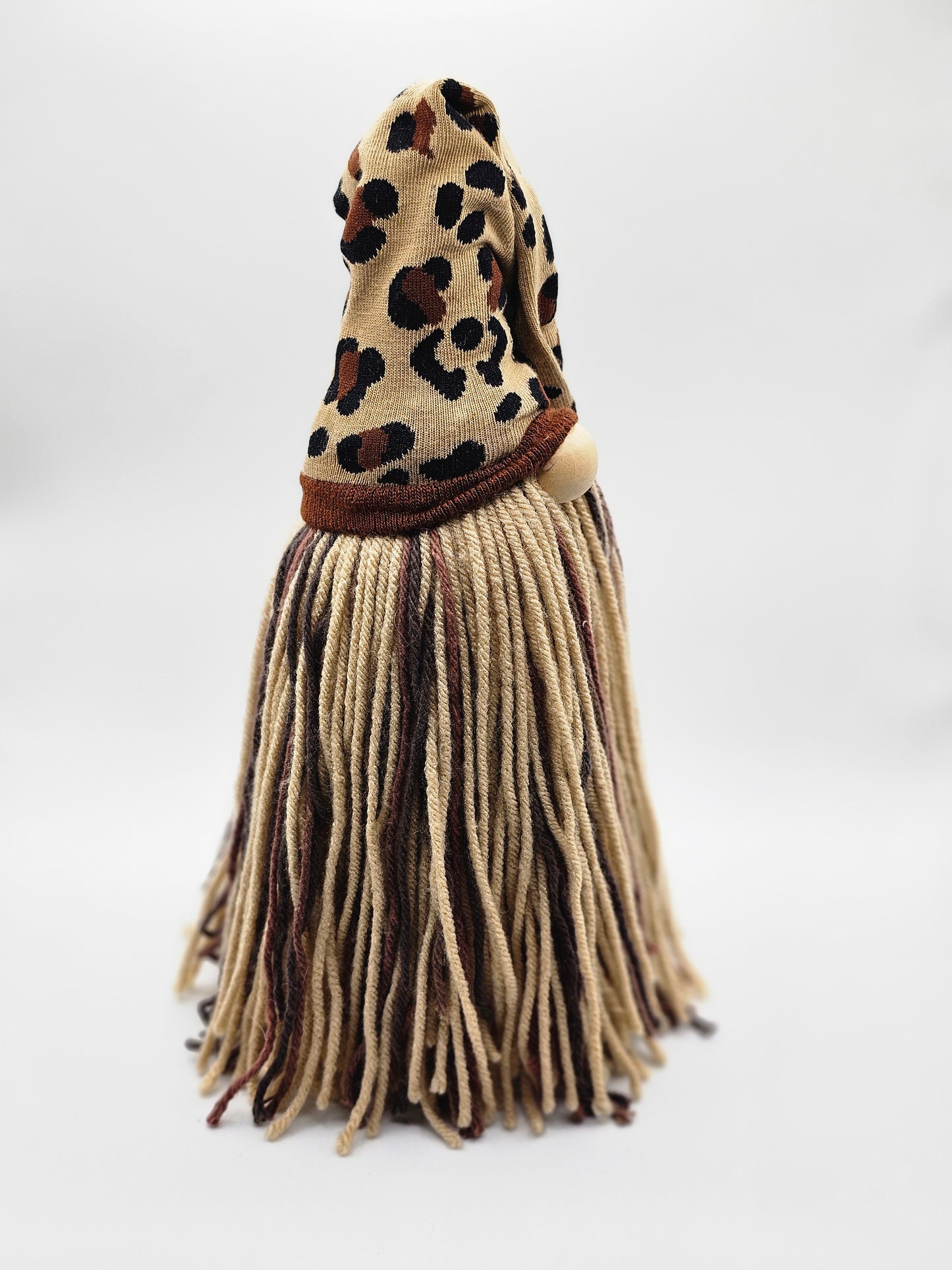 Large Leopard/Beige Gnome