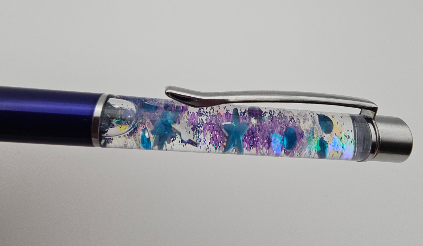 Stars and Sequins Fidget Pen