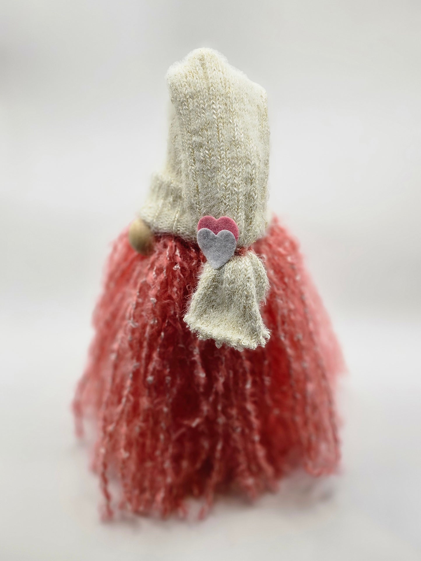 Medium Pink Heart Gnome